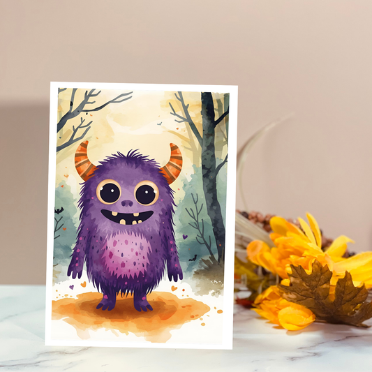 Braille Halloween Card – "Monster Mash"