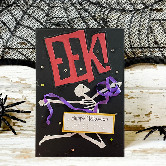 Braille Halloween Card – "Monster Mash"
