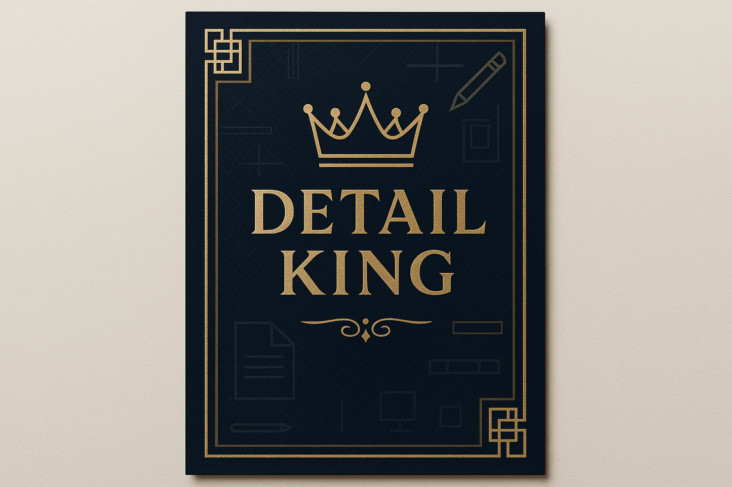 Detail King Greeting Card