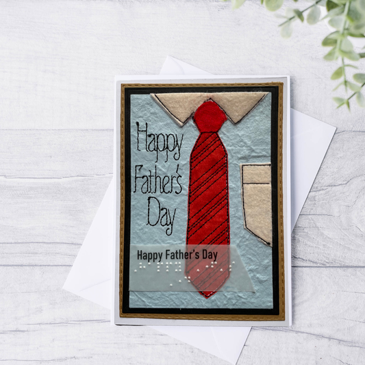Handmade Gift for the Blind Male – Happy Father's Day