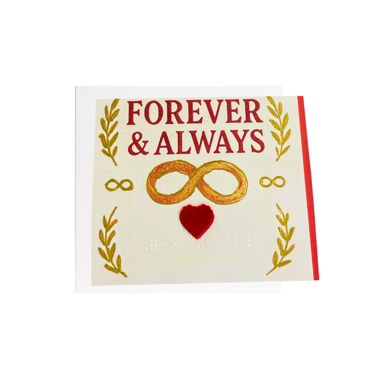 Braille Here for You Card – “Always Here”