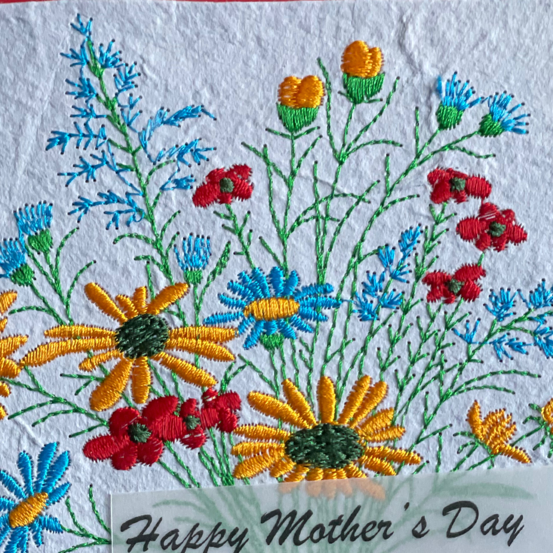 Happy Mother's Day Wildflower Bouquet Card