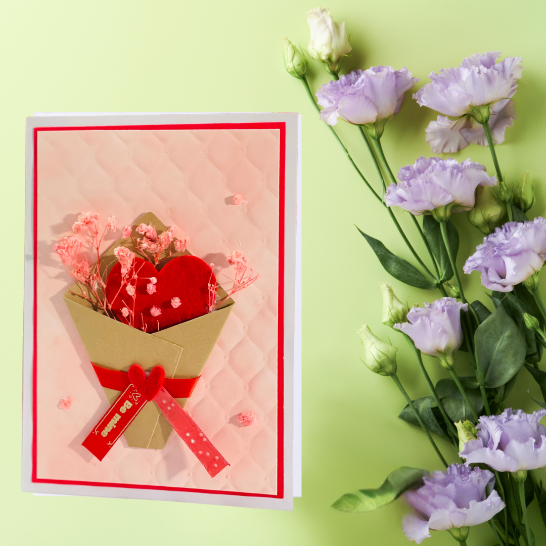 Valentine's Day Braille Card – "Be Mine"
