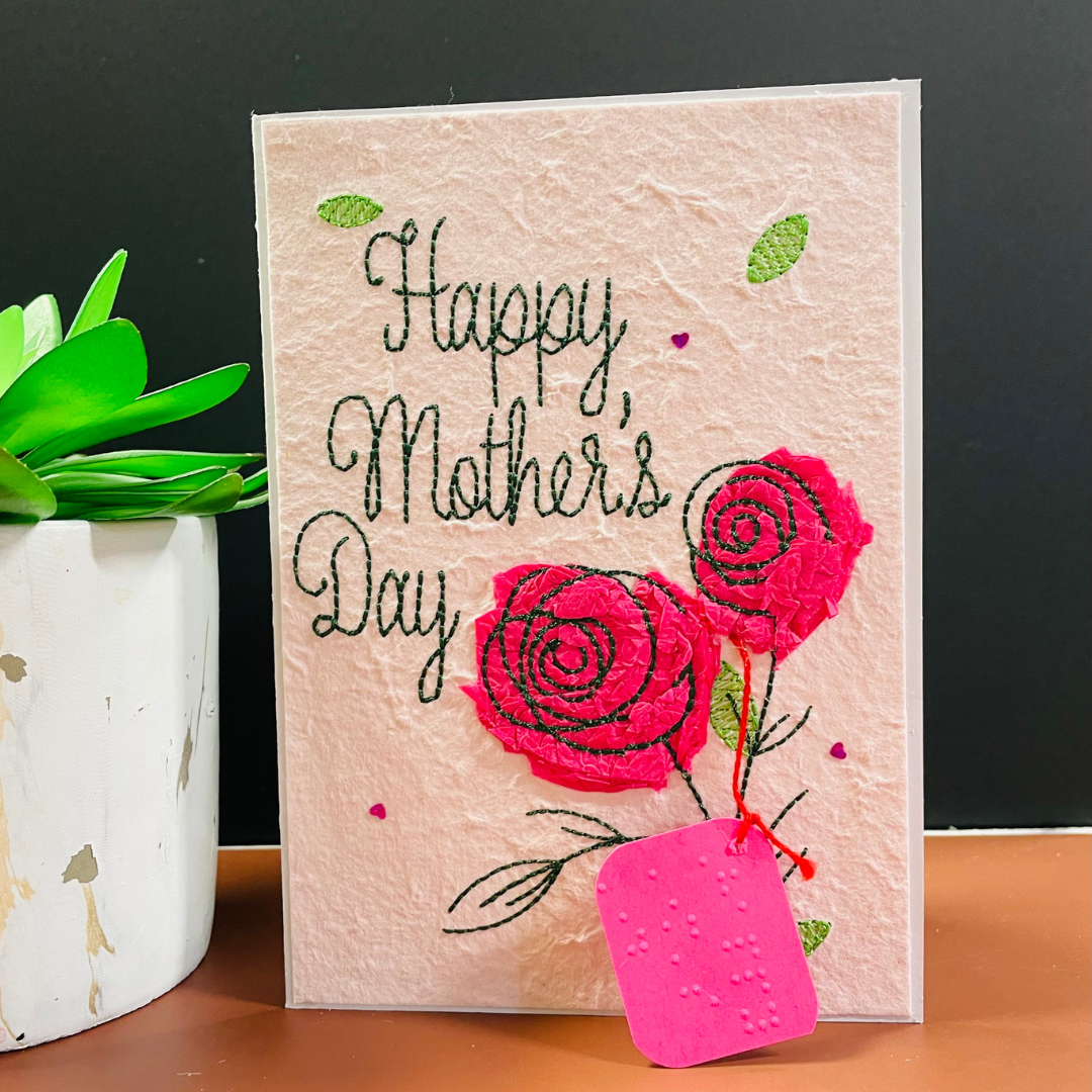 Braille For Your Mom Card – “Thank You, Mom”