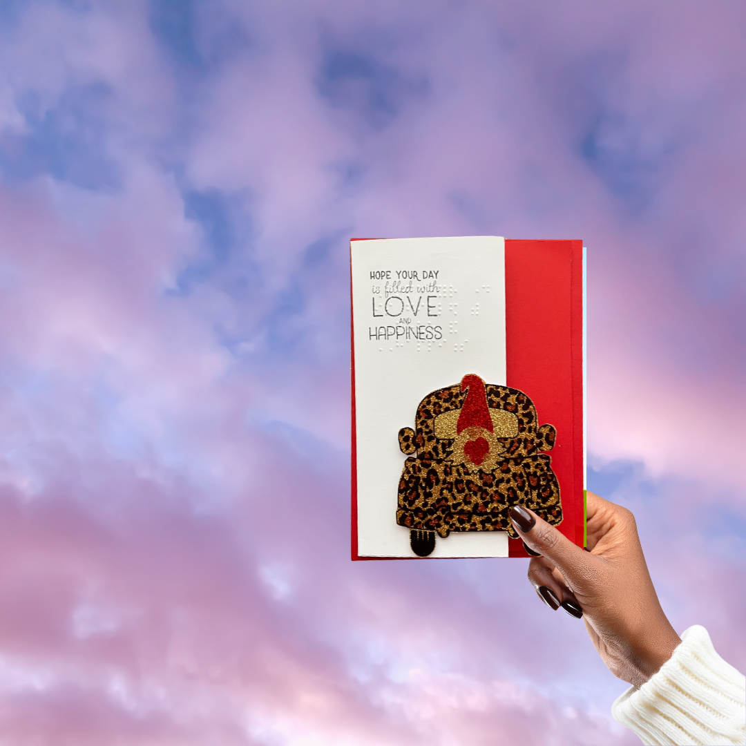 Valentine's Day Braille Card – "Love Truck"