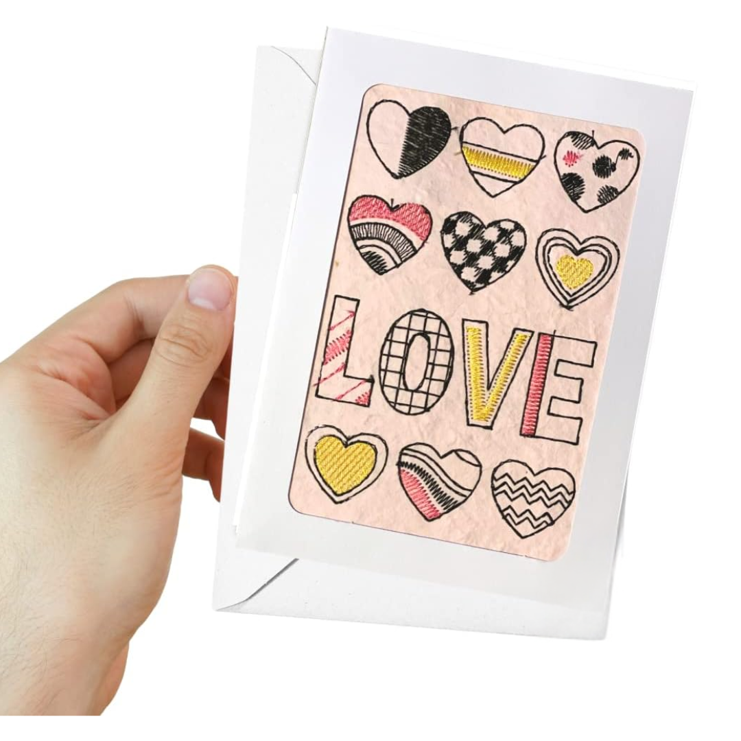 Valentine's Day Braille Card – "Heart-Shaped"