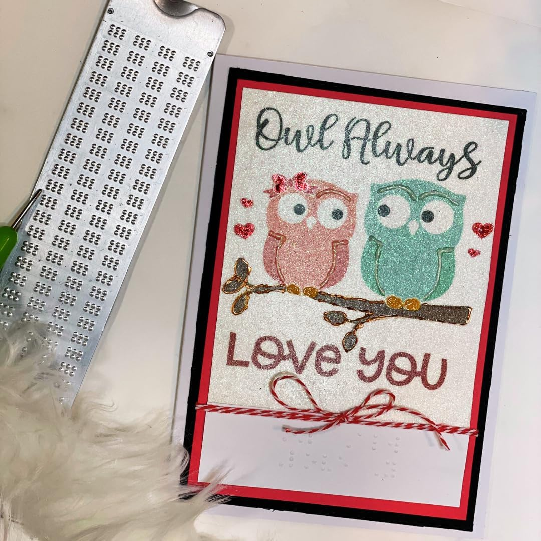 Valentine's Day Braille Card – "Owl Always Love You"