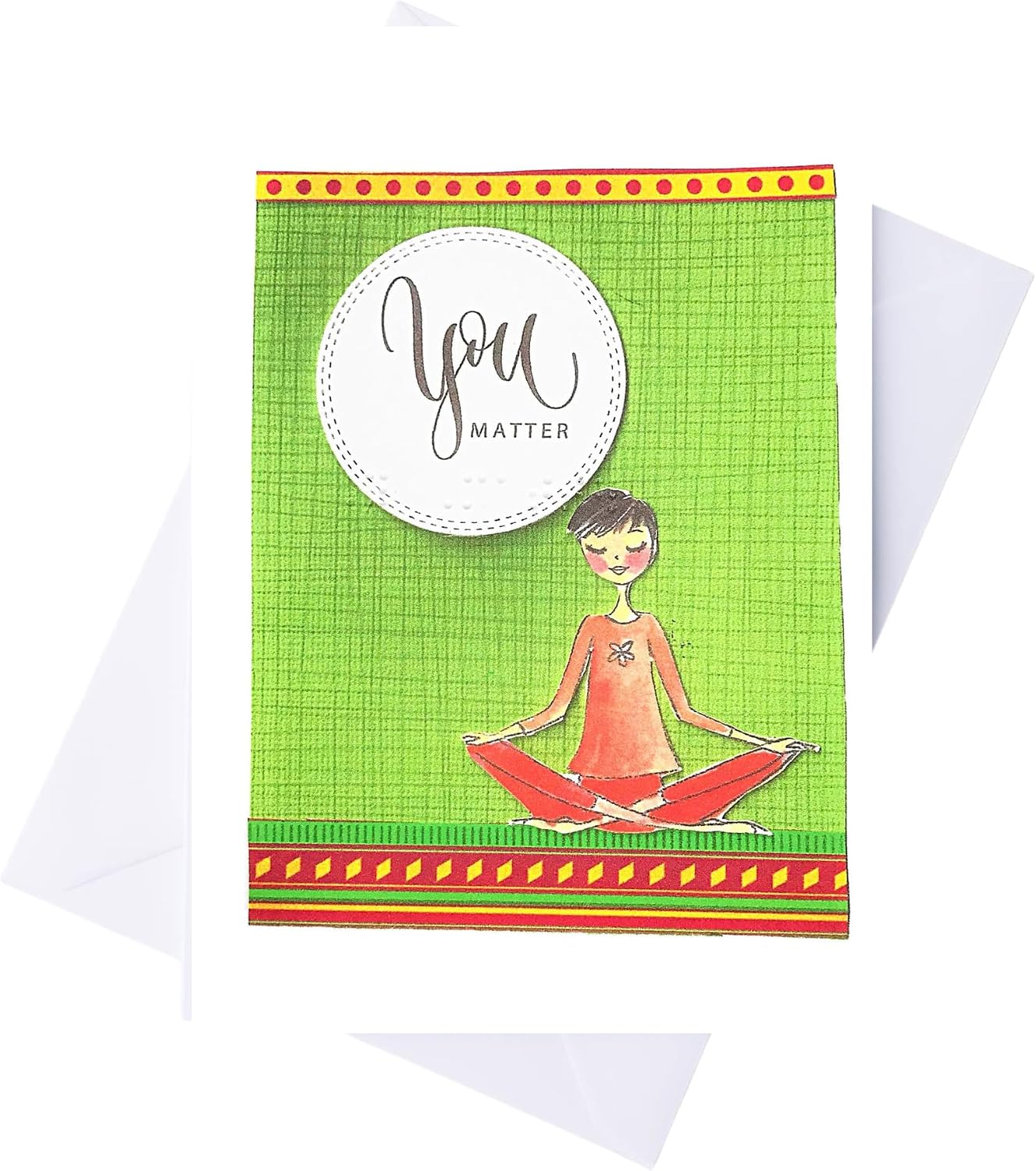 Braille "You Matter" Card for Her | Handmade Tactile Card for Blind & Visually Impaired