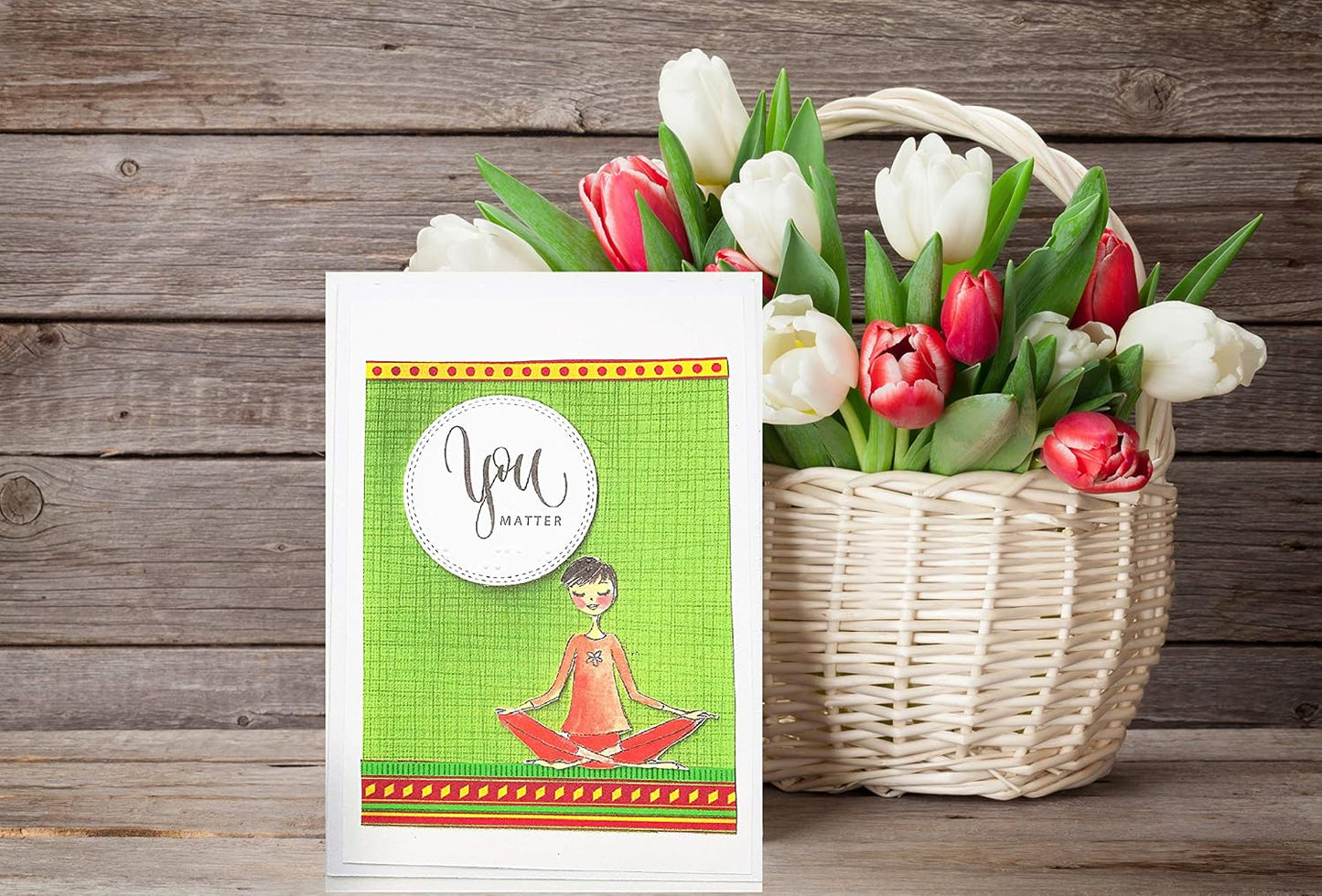 Braille "You Matter" Card for Her | Handmade Tactile Card for Blind & Visually Impaired