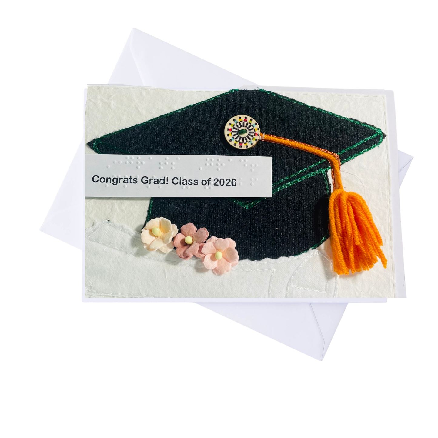 Braille Congratulations Card – “You Did It!”