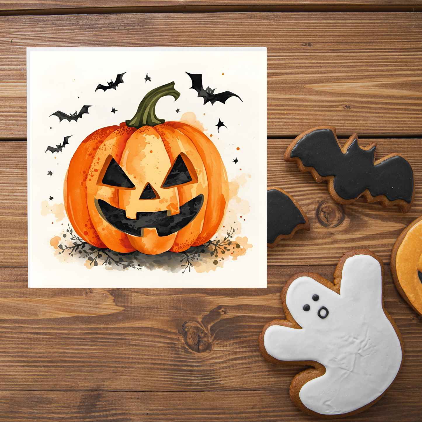 Braille Halloween Card – "Creepy Cute"