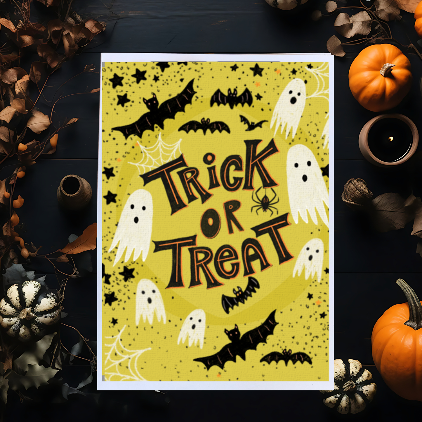 Braille Halloween Card – "Ghoulishly Good"