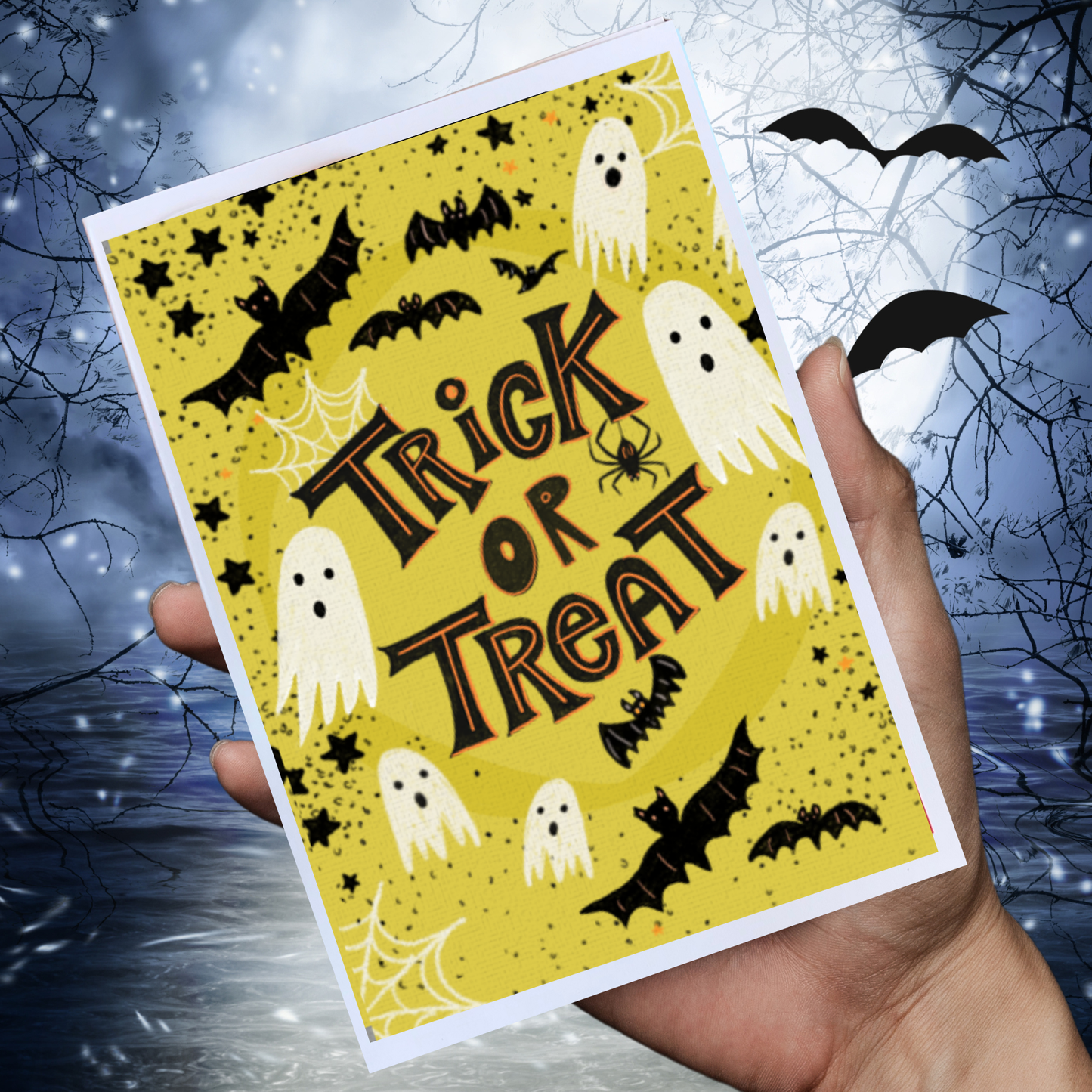 Braille Halloween Card – "Ghoulishly Good"
