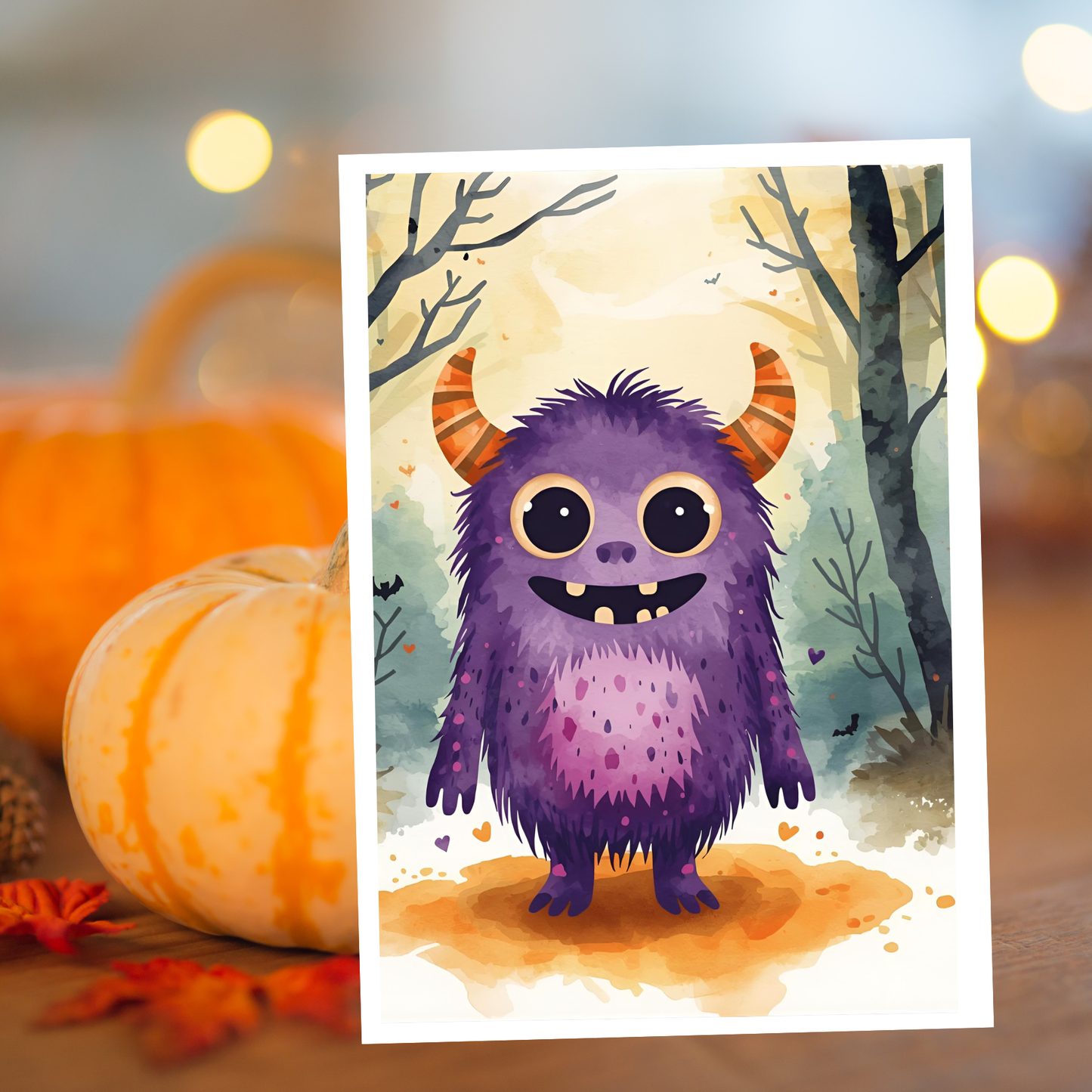 Braille Halloween Card – "Monster Mash"