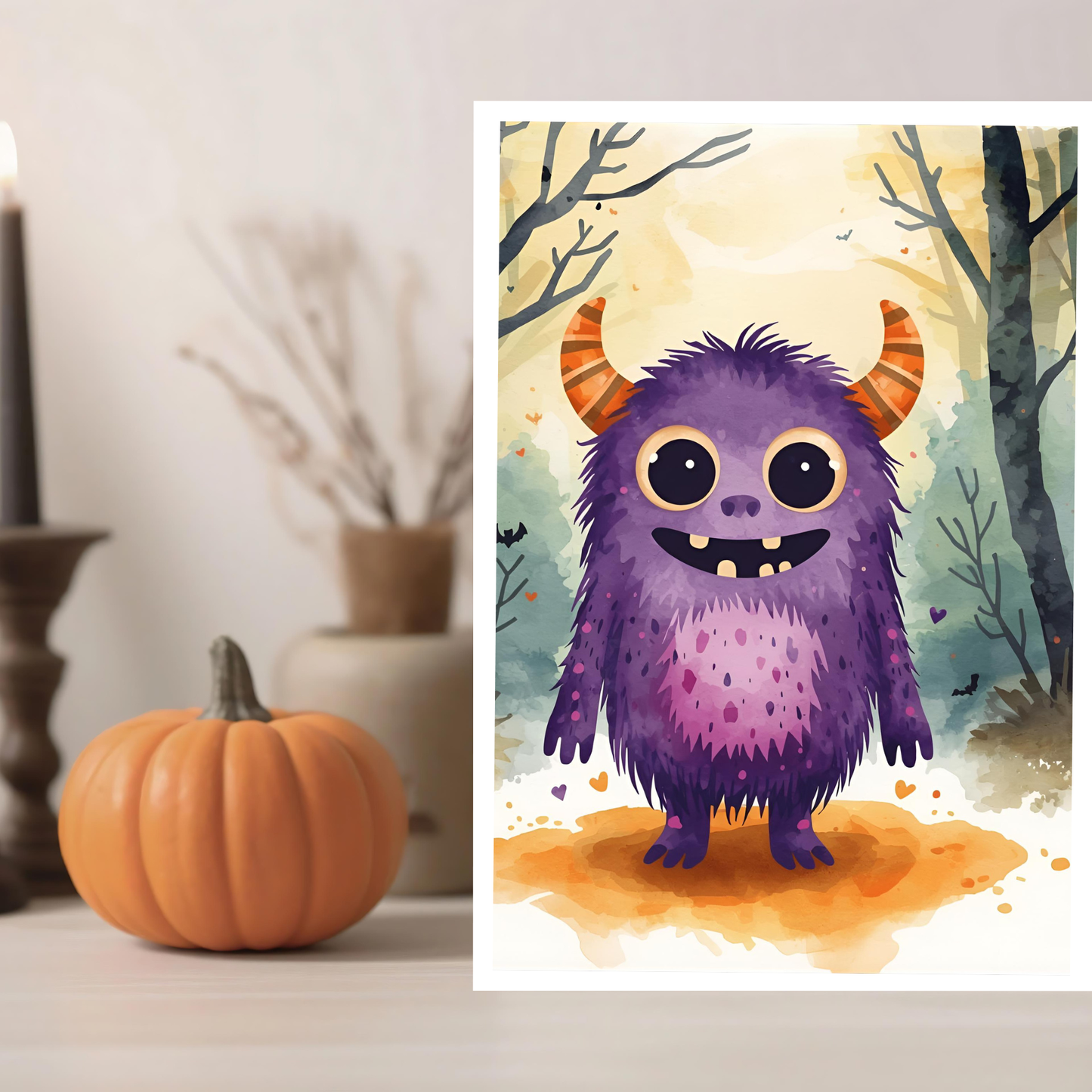 Braille Halloween Card – "Monster Mash"