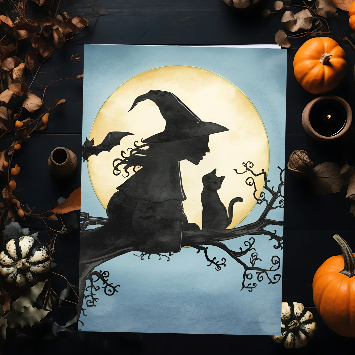 Braille Halloween Card – "Wickedly Wonderful"