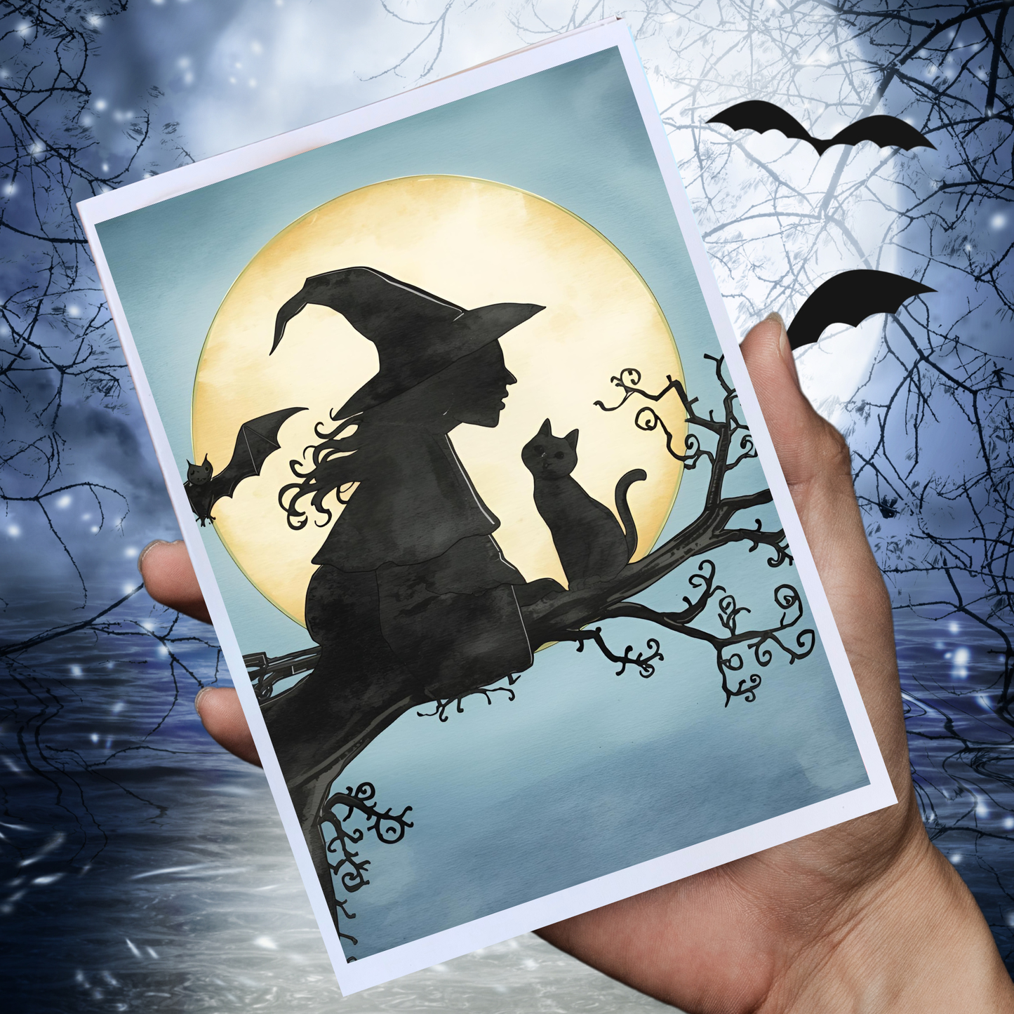 Braille Halloween Card – "Wickedly Wonderful"