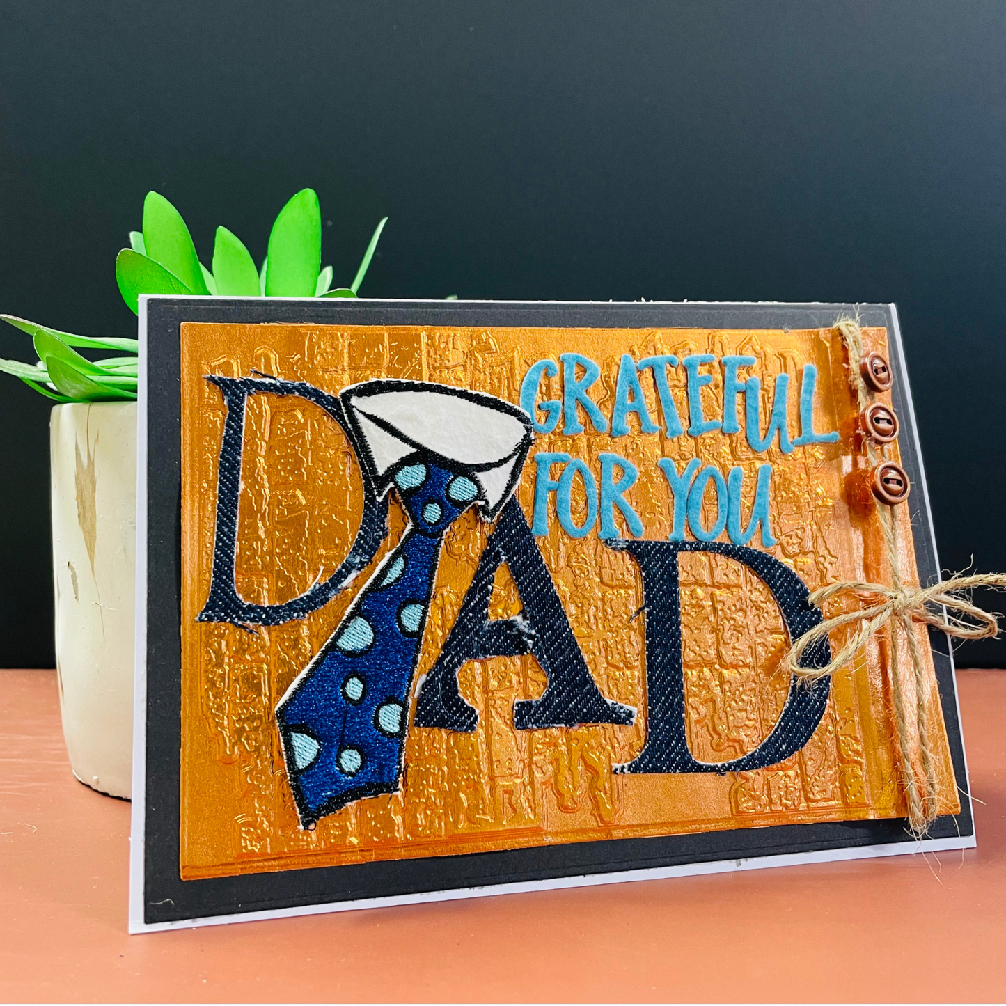 Braille For Your Dad Card – "Grateful for You"