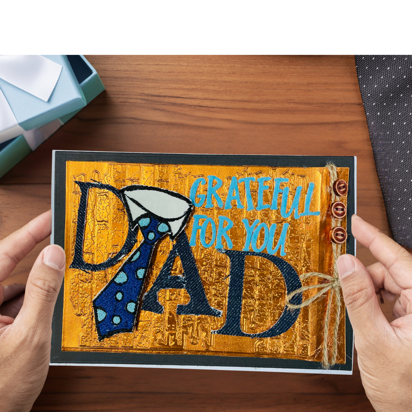 Braille For Your Dad Card – "Grateful for You"