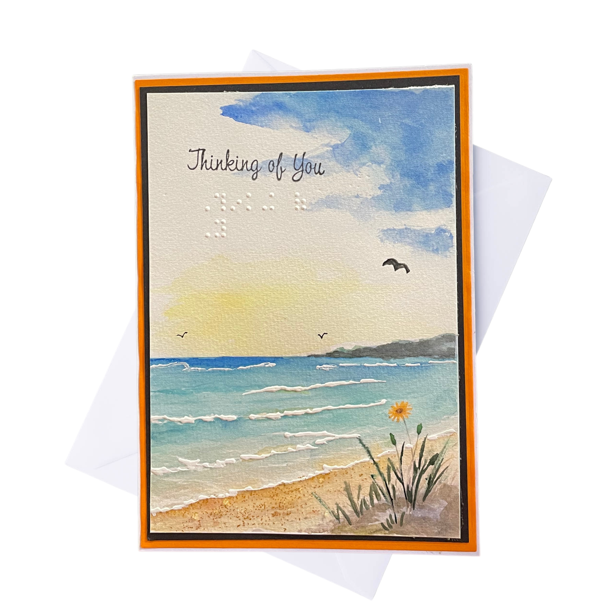 Braille Hi Love Card – “Thinking of You”