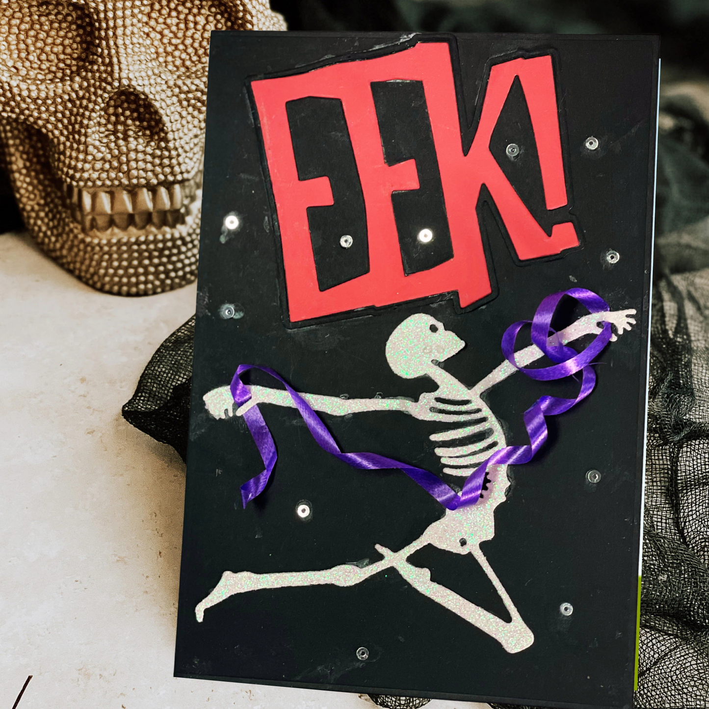 Braille Halloween Card – "Monster Mash"