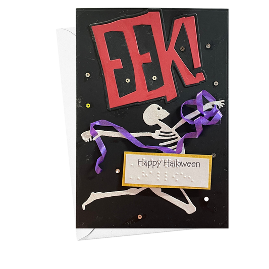 Braille Halloween Card – "Monster Mash"