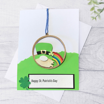 St. Patrick's Day Braille Greeting Card