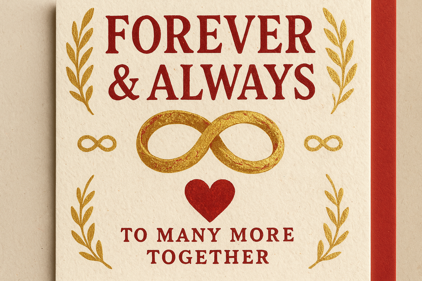 Anniversary "Forever & Always"