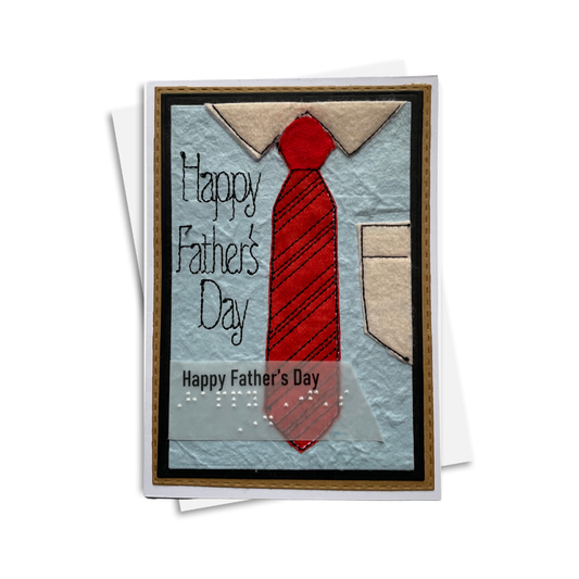 Handmade Gift for the Blind Male – Happy Father's Day