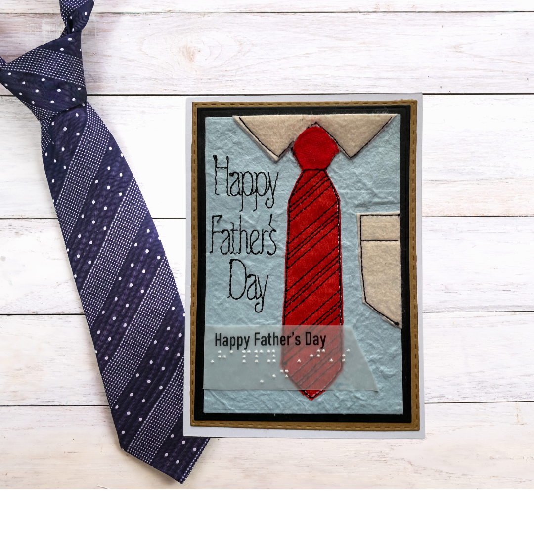 Handmade Gift for the Blind Male – Happy Father's Day