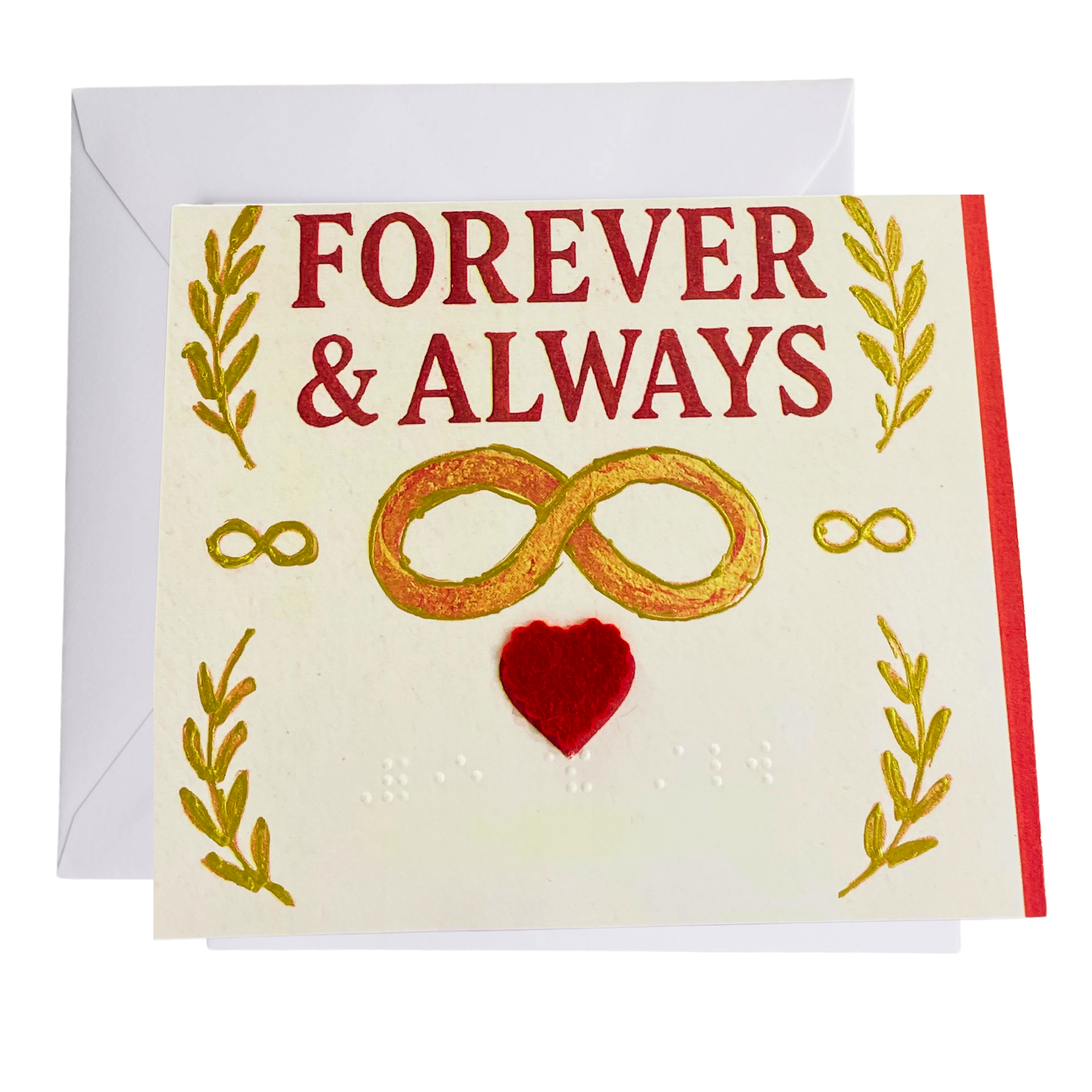 Braille Here for You Card – “Always Here”