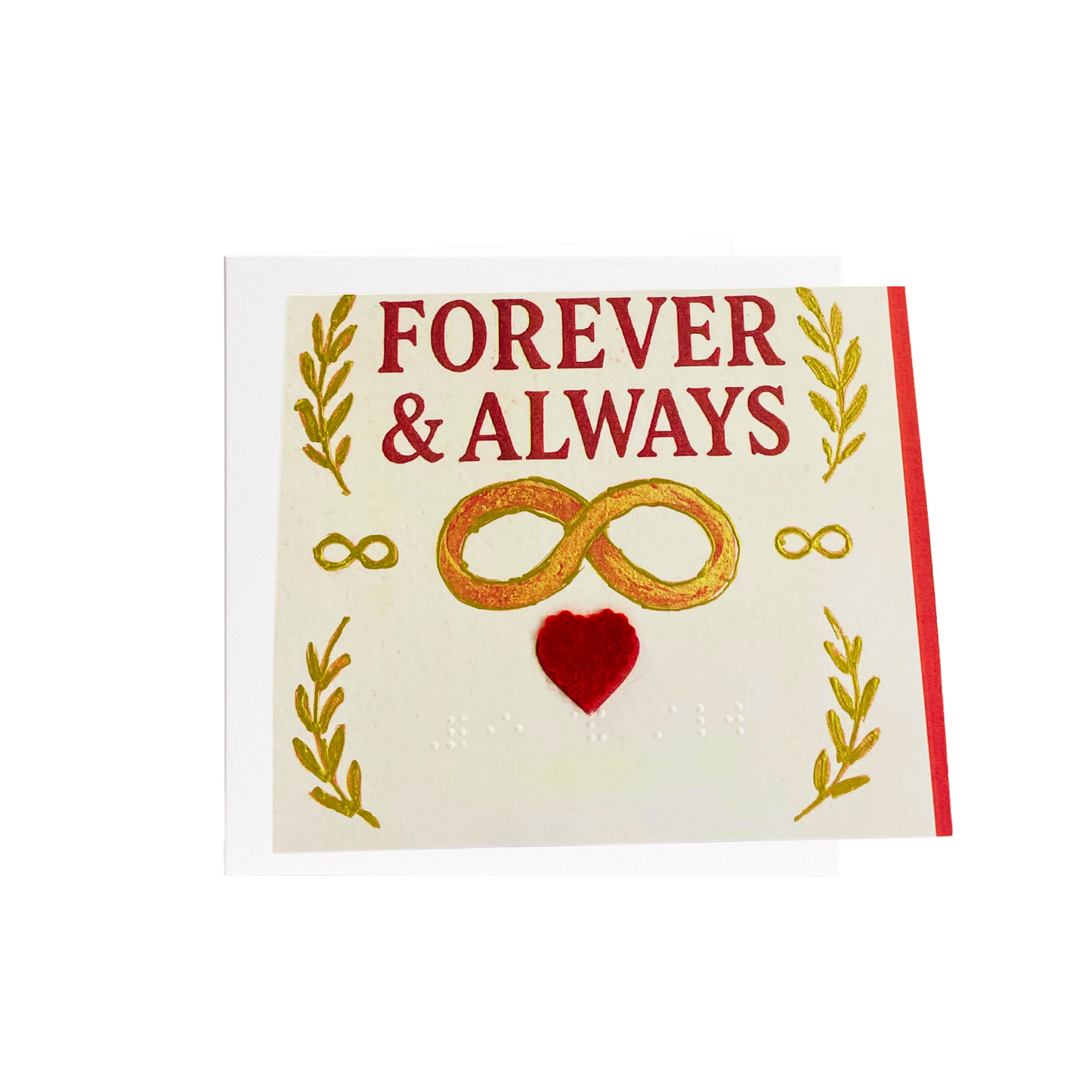 Braille Here for You Card – “Always Here”