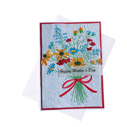 Happy Mother's Day Wildflower Bouquet Card