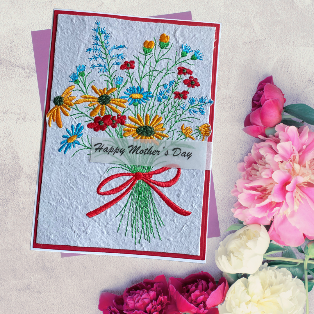 Happy Mother's Day Wildflower Bouquet Card