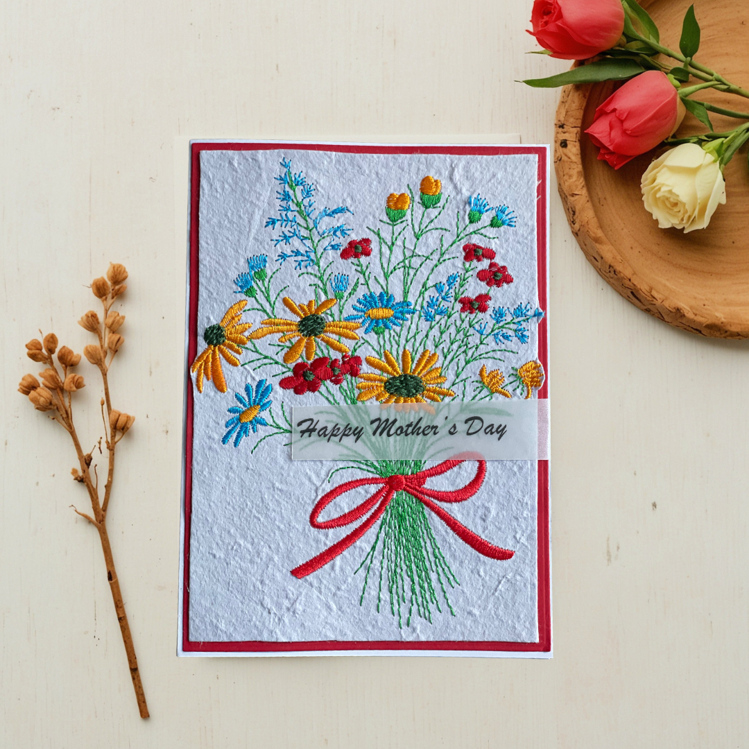 Happy Mother's Day Wildflower Bouquet Card