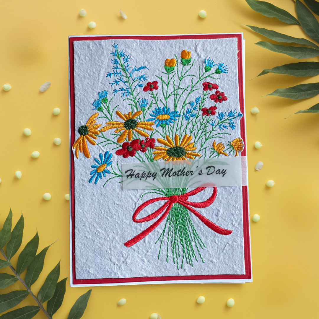 Happy Mother's Day Wildflower Bouquet Card