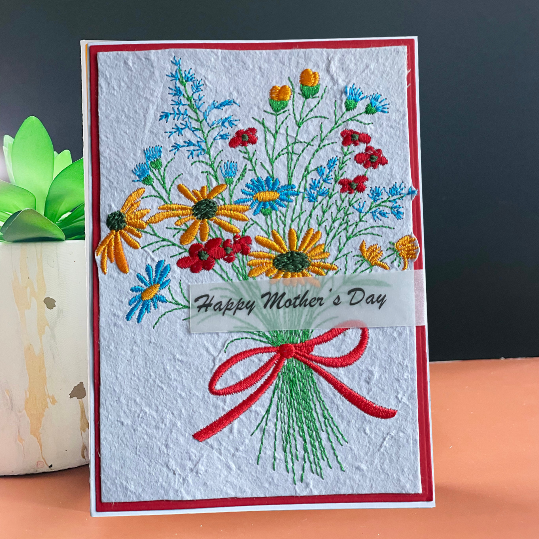 Happy Mother's Day Wildflower Bouquet Card