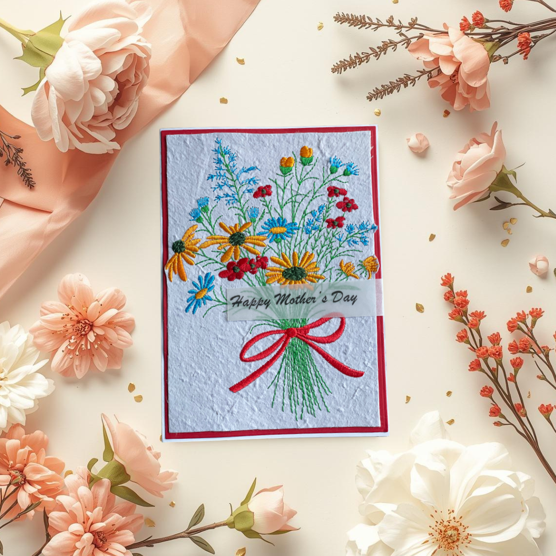 Happy Mother's Day Wildflower Bouquet Card