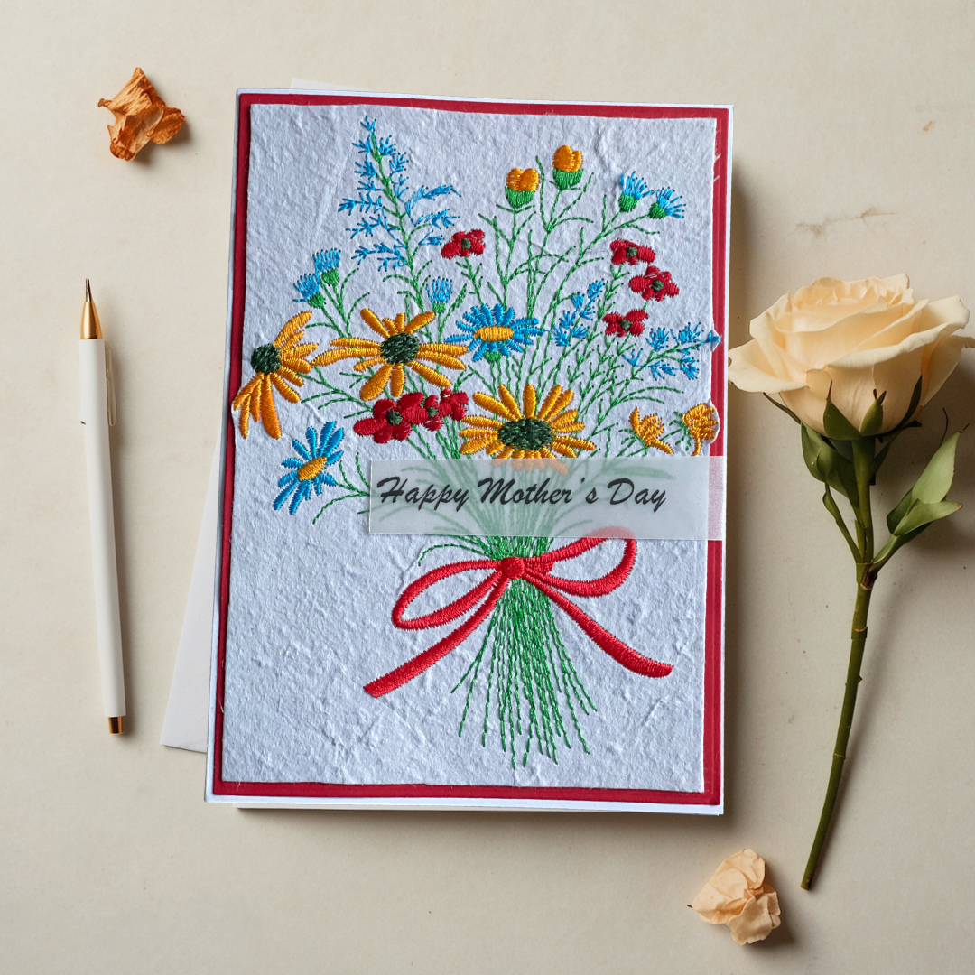 Happy Mother's Day Wildflower Bouquet Card