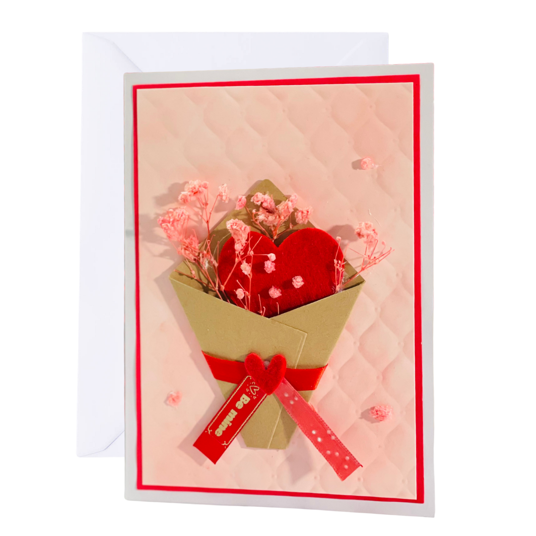 Valentine's Day Braille Card – "Be Mine"