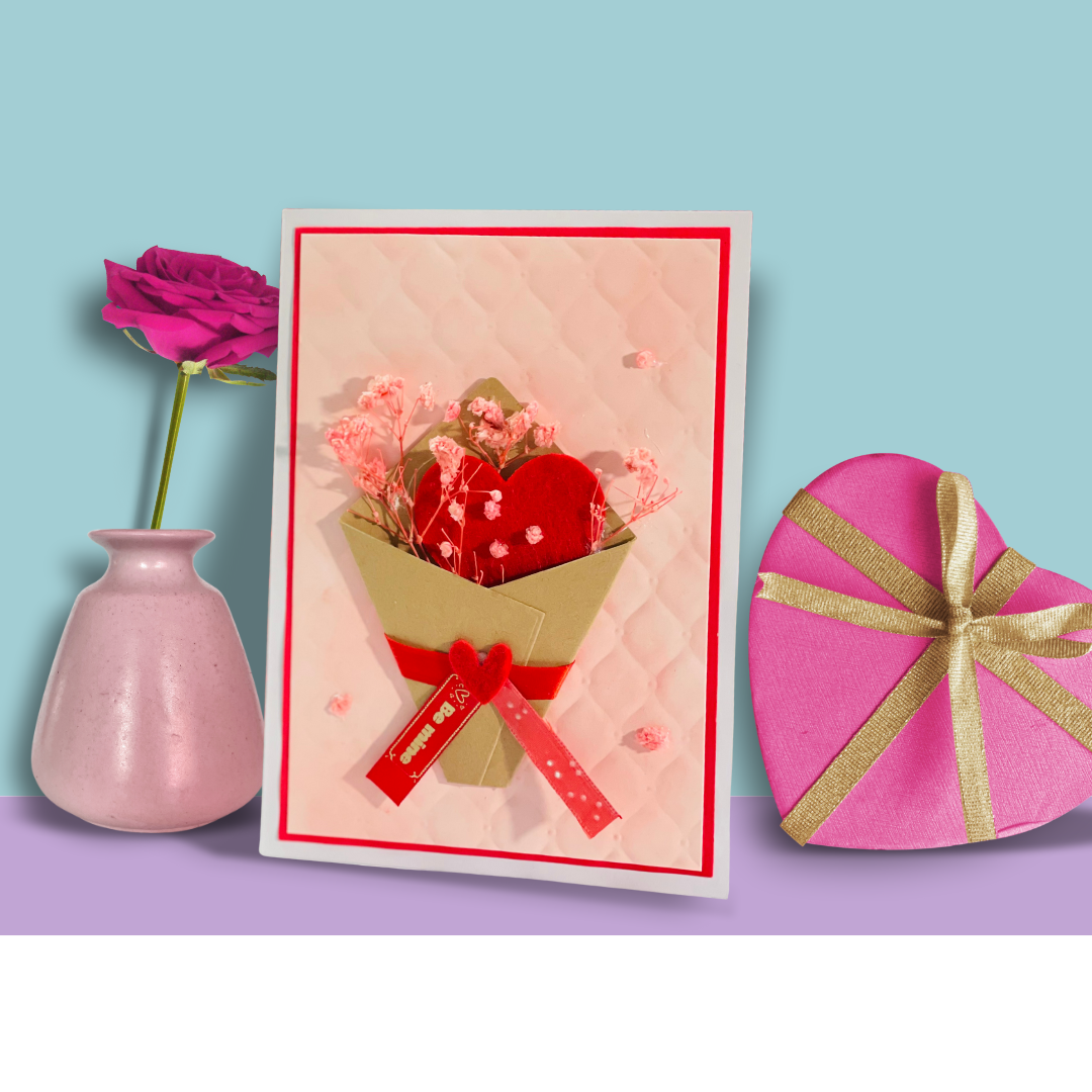 Valentine's Day Braille Card – "Be Mine"