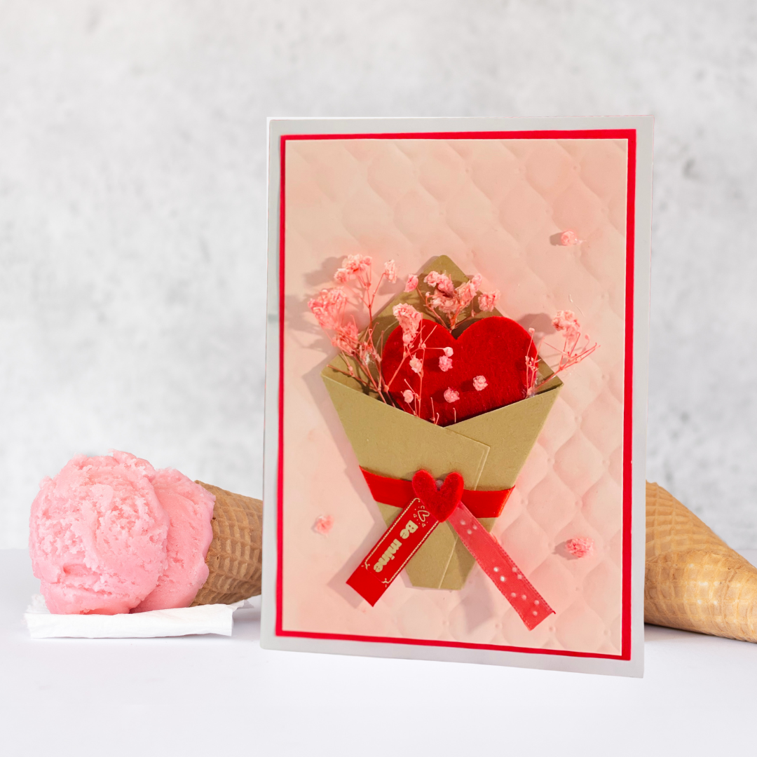 Valentine's Day Braille Card – "Be Mine"