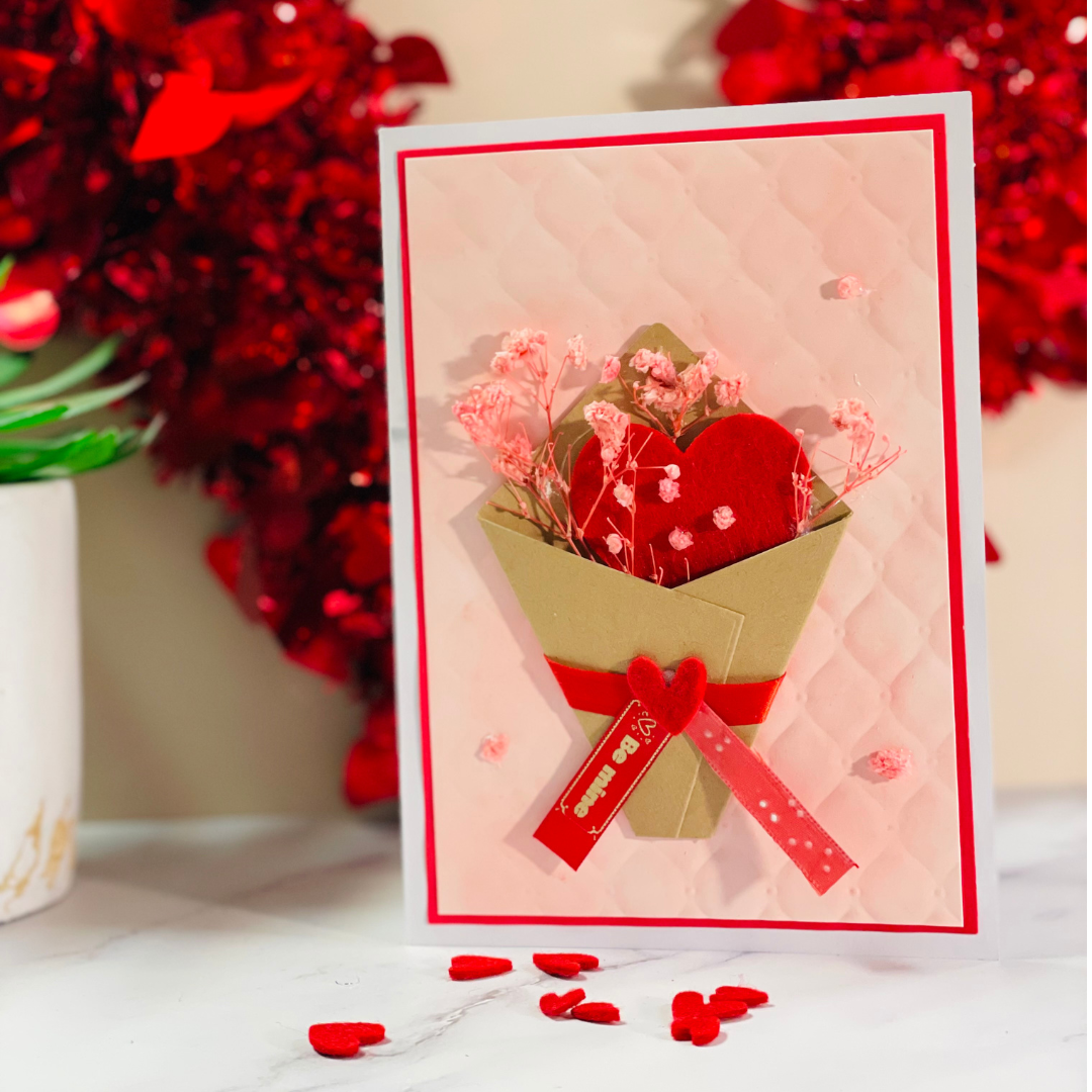 Valentine's Day Braille Card – "Be Mine"