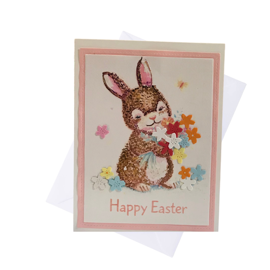 Braille Easter Greeting Cards Card – “Hop Into Joy”