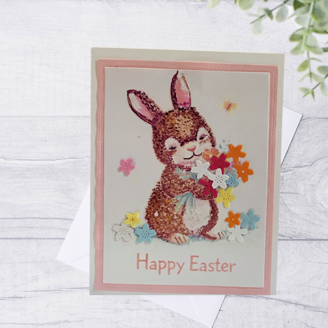 Braille Easter Greeting Cards Card – “Hop Into Joy”