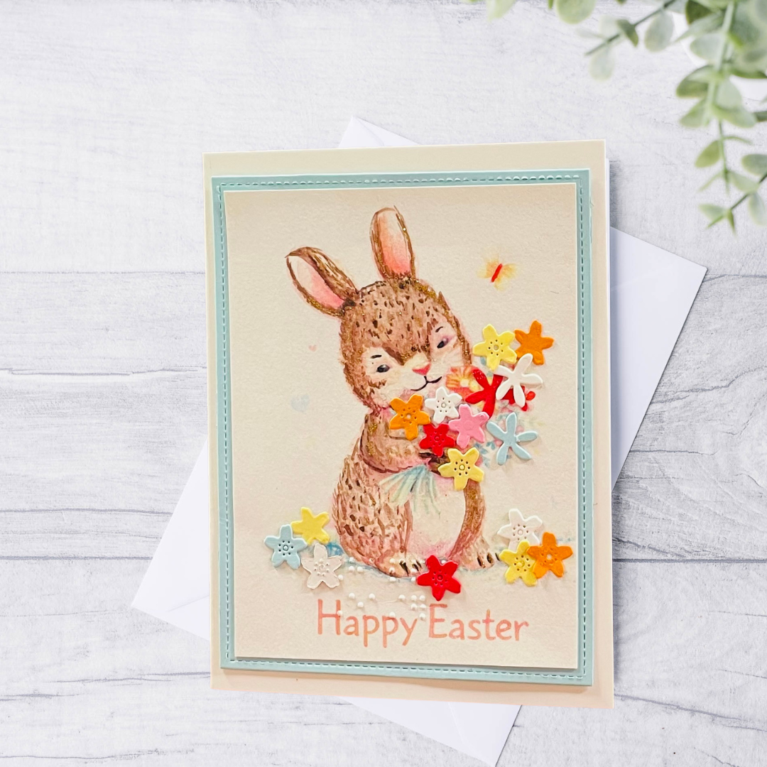 Braille Easter Greeting Cards Card – “Hop Into Joy”