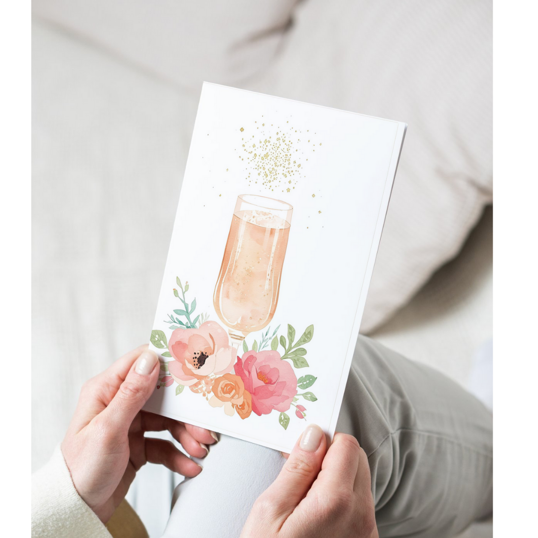 Braille Birthday for Her Card – “Strong, Sweet & Sparkling”
