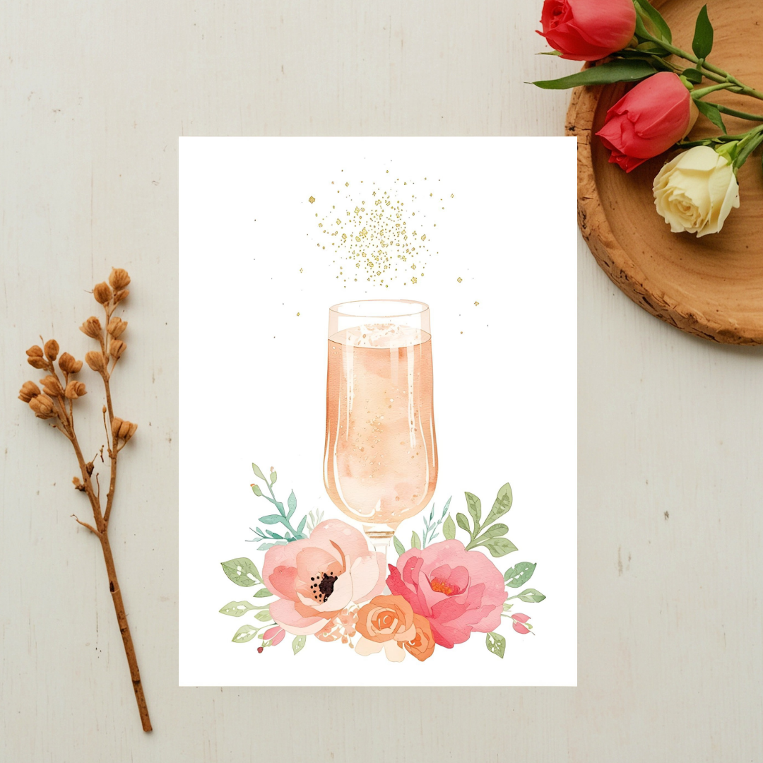 Braille Birthday for Her Card – “Strong, Sweet & Sparkling”