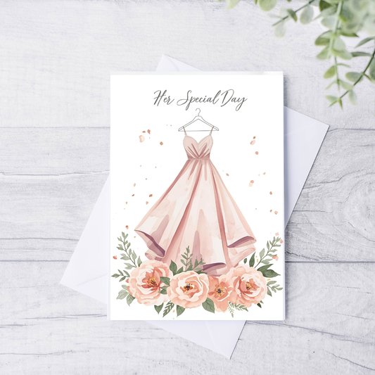 Braille Birthday for Her Card – “Her Special Day”