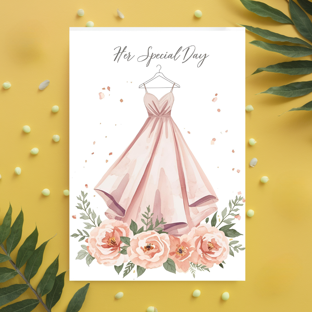 Braille Birthday for Her Card – “Her Special Day”